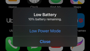 low battery